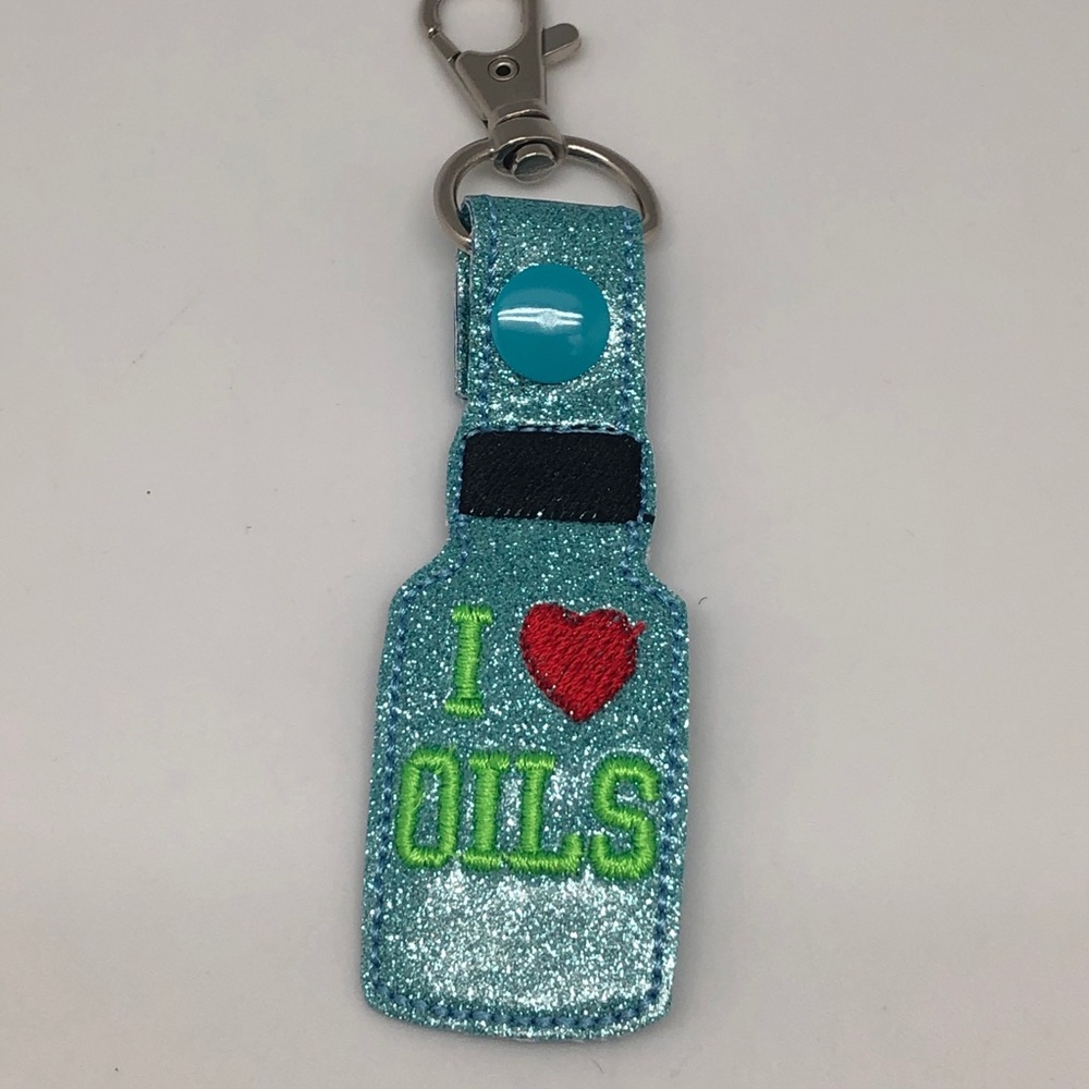 I Love Oils Key Fob Bag Tag
